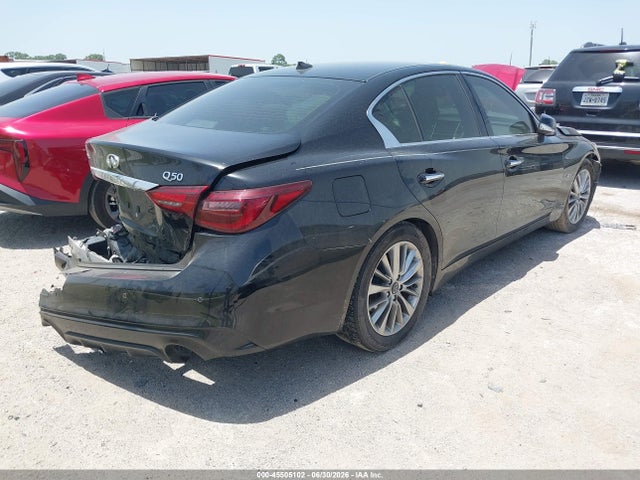 2020 Infiniti Q50 Luxe მანქანა იყიდება აუქციონზე, vin: JN1EV7AP1LM204754, აუქციონის ნომერი: 45505102