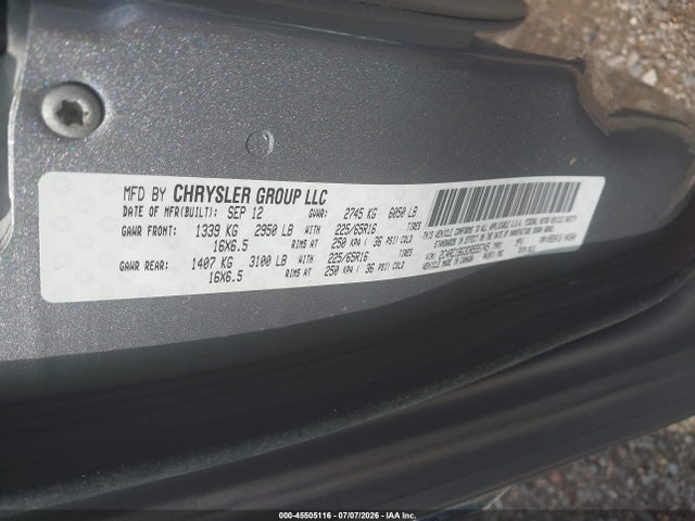 Продаж на аукціоні авто 2013 Chrysler Town & Country Touring, vin: 2C4RC1BG3DR555745, номер лоту: 45505116
