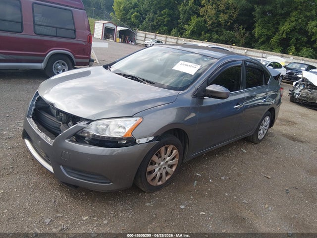 45505299 :رقم المزاد ، 3N1AB7AP9FY383862 vin ، 2015 Nissan Sentra S مزاد بيع