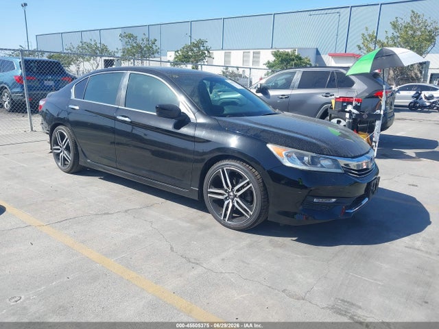 Auction sale of the 2017 Honda Accord Sport Se, vin: 1HGCR2F18HA140044, lot number: 45505375