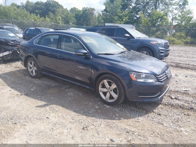 2012 Volkswagen Passat 2.5l Se მანქანა იყიდება აუქციონზე, vin: 1VWBP7A38CC052238, აუქციონის ნომერი: 45505452
