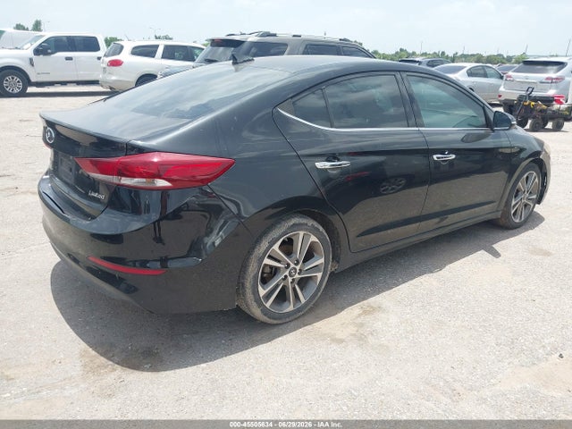 2017 Hyundai Elantra Limited მანქანა იყიდება აუქციონზე, vin: 5NPD84LF3HH003877, აუქციონის ნომერი: 45505634