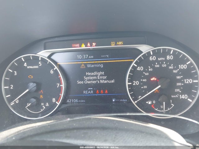 2025 Nissan Altima Sv Fwd მანქანა იყიდება აუქციონზე, vin: 1N4BL4DV4SN302903, აუქციონის ნომერი: 45505683