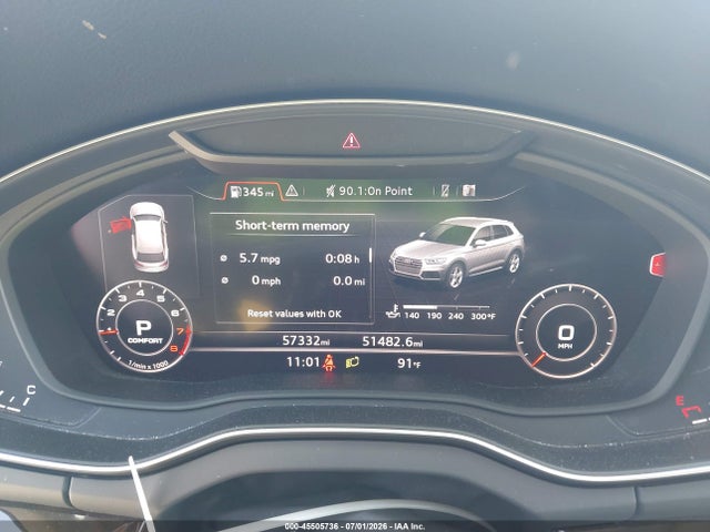 Aukcja sprzedaży 2018 Audi Q5 2.0t Premium/2.0t Tech Premium, vin: WA1BNAFYXJ2245207, numer aukcji: 45505736