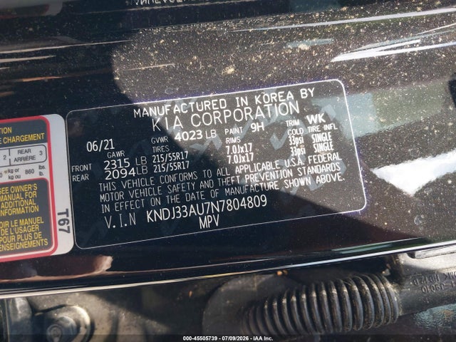 Продаж на аукціоні авто 2022 Kia Soul Ex, vin: KNDJ33AU7N7804809, номер лоту: 45505739