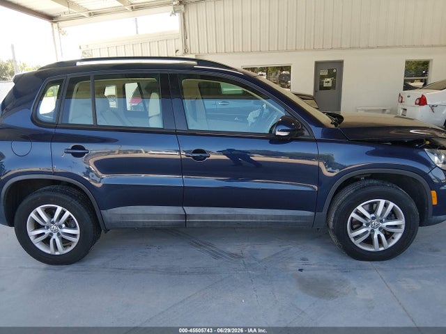 2016 Volkswagen Tiguan S მანქანა იყიდება აუქციონზე, vin: WVGBV7AX4GW587837, აუქციონის ნომერი: 45505743