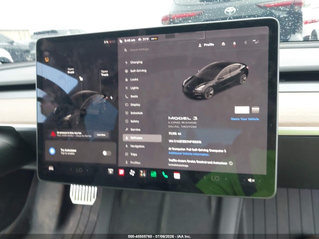 Tesla Model 3 Long Range Dual Motor All-wheel Drive 2022 5YJ3E1EB7NF158519 Image 7