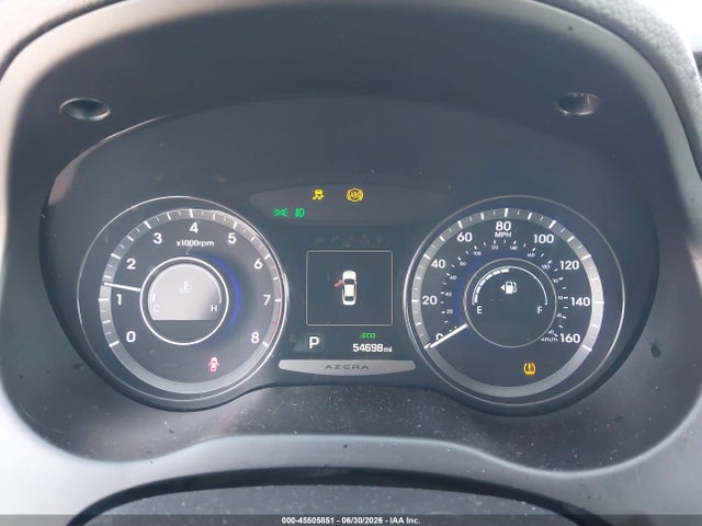 2017 Hyundai Azera მანქანა იყიდება აუქციონზე, vin: KMHFG4JG8HA577871, აუქციონის ნომერი: 45505851