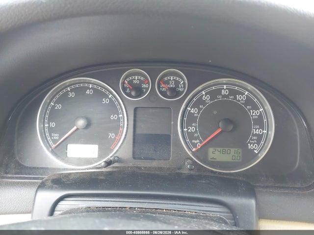 2001 Volkswagen Passat Gls მანქანა იყიდება აუქციონზე, vin: WVWPD63B41P206708, აუქციონის ნომერი: 45505955