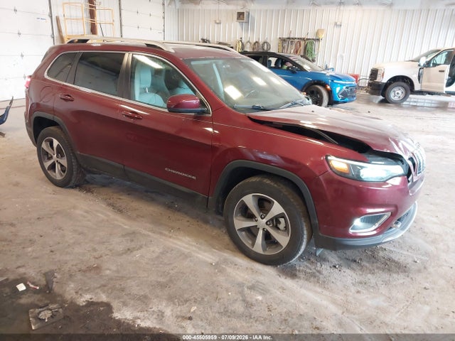 45505959 :رقم المزاد ، 1C4PJMDX6MD185034 vin ، 2021 Jeep Cherokee Limited 4x4 مزاد بيع