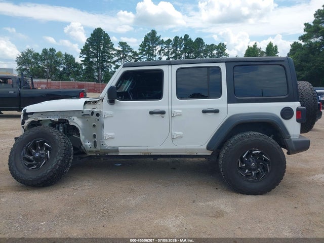 45506207 :رقم المزاد ، 1C4HJXDG0JW105474 vin ، 2018 Jeep Wrangler Unlimited Sport S 4x4 مزاد بيع