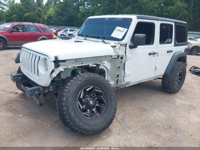 45506207 :رقم المزاد ، 1C4HJXDG0JW105474 vin ، 2018 Jeep Wrangler Unlimited Sport S 4x4 مزاد بيع