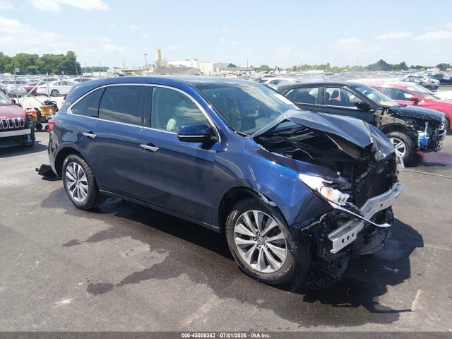 2016 Acura Mdx Technology   Entertainment Packages/technology, Entertainment   Acurawatch Plus Packages მანქანა იყიდება აუქციონზე, vin: 5FRYD3H67GB016448, აუქციონის ნომერი: 45506362