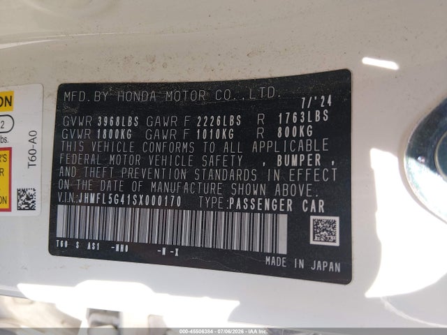 Honda CIVIC TYPE R 2025 JHMFL5G41SX000170 Image 9