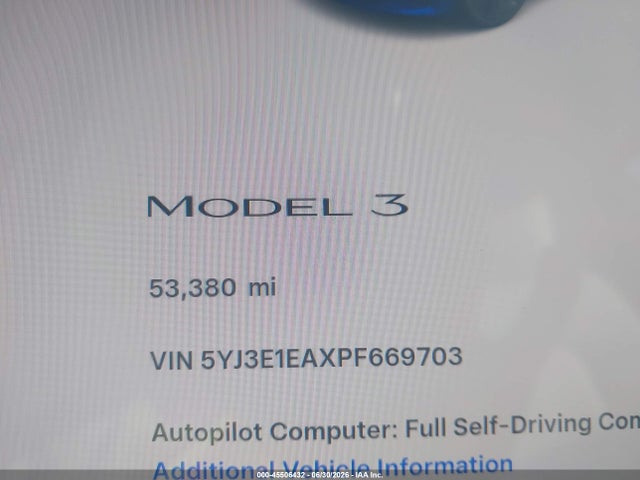 Tesla Model 3 Rear-wheel Drive 2023 5YJ3E1EAXPF669703 Image 15