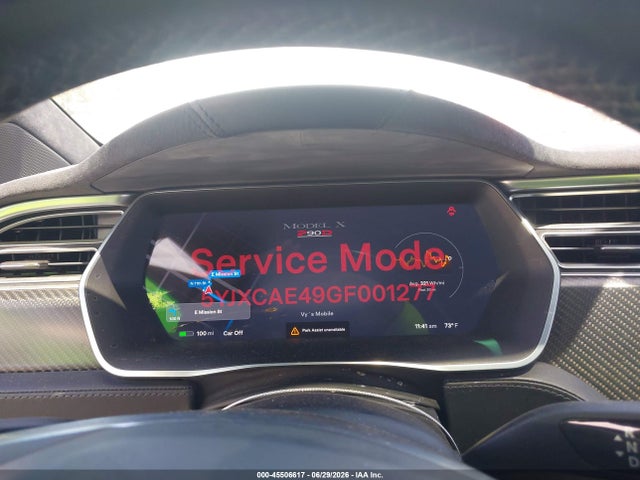 5YJXCAE49GF001277 Tesla Model X 60d/p100d/p90d