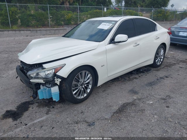Продаж на аукціоні авто 2019 Infiniti Q50 3.0t Luxe, vin: JN1EV7AP3KM543689, номер лоту: 45506709