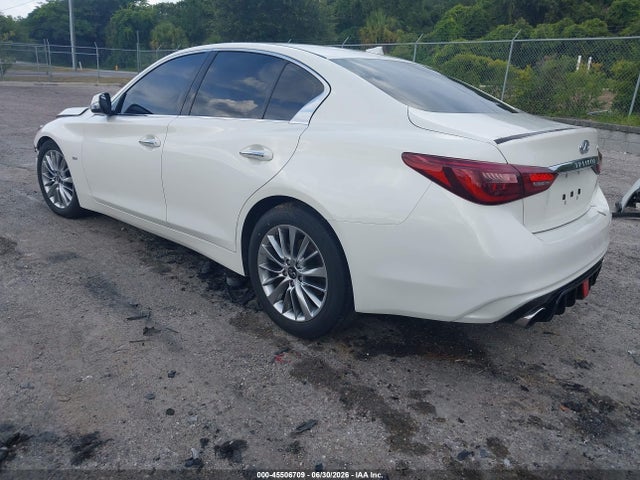 Продаж на аукціоні авто 2019 Infiniti Q50 3.0t Luxe, vin: JN1EV7AP3KM543689, номер лоту: 45506709