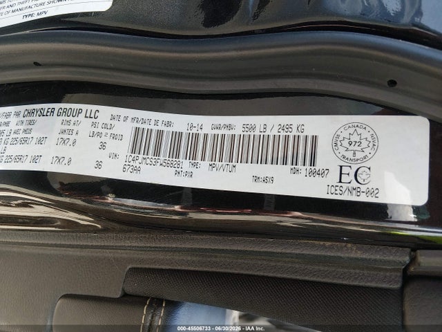 Продажа на аукционе авто 2015 Jeep Cherokee North, vin: 1C4PJMCS3FW568281, номер лота: 45506733