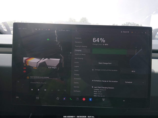 Aukcja sprzedaży 2025 Tesla Cybertruck All-wheel Drive, vin: 7G2CEHED0SA080939, numer aukcji: 45506811