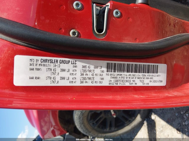 Aukcja sprzedaży 2014 Ram 1500 Tradesman, vin: 1C6RR7ST0ES194318, numer aukcji: 45507144