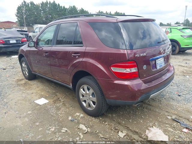 45507153 :رقم المزاد ، 4JGBB86E97A208625 vin ، 2007 Mercedes-benz Ml 350 4matic مزاد بيع