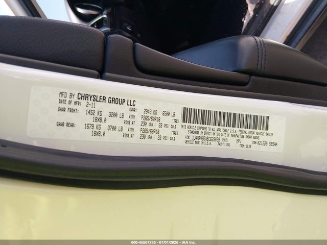 Продаж на аукціоні авто 2011 Jeep Grand Cherokee Laredo, vin: 1J4RR4GGXBC629039, номер лоту: 45507265