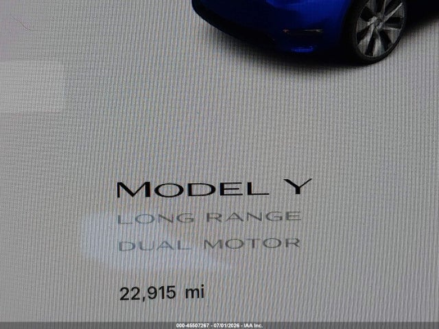 Aukcja sprzedaży 2022 Tesla Model Y Long Range Dual Motor All-wheel Drive, vin: 7SAYGAEE9NF519018, numer aukcji: 45507267