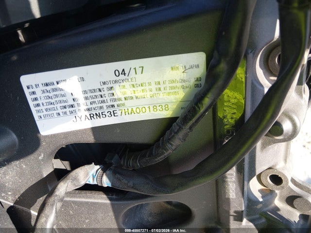 Yamaha FZ09 2017 JYARN53E7HA001838 Image 10