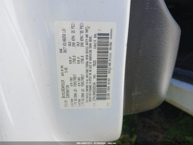 Продаж на аукціоні авто 2005 Dodge Ram 1500 Slt/laramie, vin: 1D7HU18N05S325164, номер лоту: 45507273