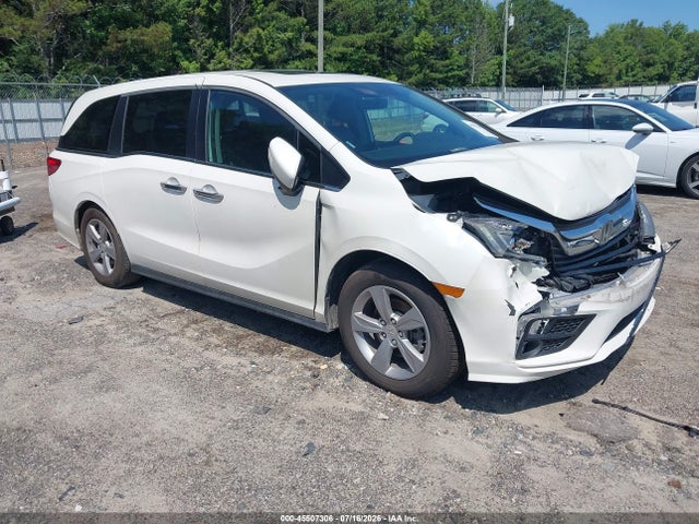 2018 Honda Odyssey Ex-l მანქანა იყიდება აუქციონზე, vin: 5FNRL6H77JB057303, აუქციონის ნომერი: 45507306