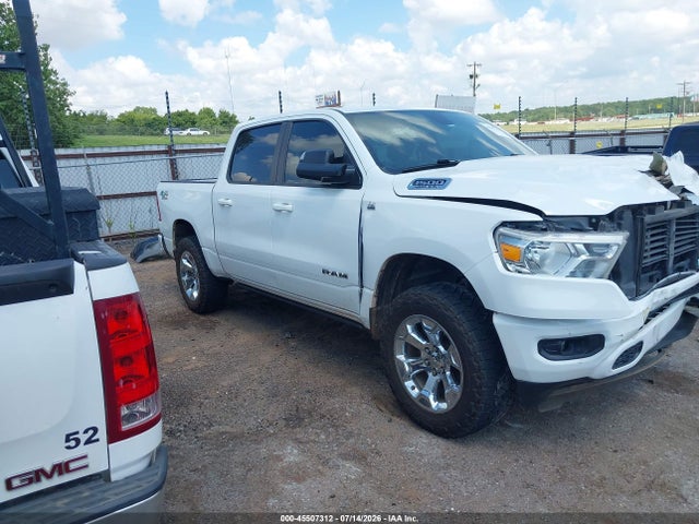 45507312 :رقم المزاد ، 1C6SRFFT4LN240525 vin ، 2020 Ram 1500 Big Horn  4x4 5'7 Box مزاد بيع