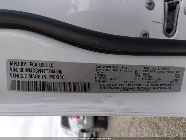 Jeep Compass Limited 2026 3C4NJDCN4TT244890 Image 9