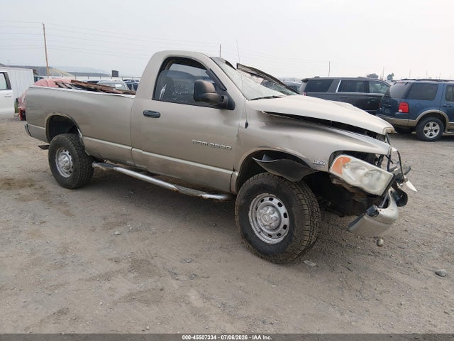 2005 Dodge Ram 2500 St მანქანა იყიდება აუქციონზე, vin: 3D7KS26D05G776453, აუქციონის ნომერი: 45507334