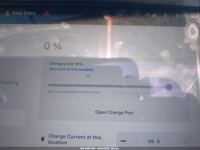 45507506 :رقم المزاد ، 5YJSA1E28JF246822 vin ، 2018 Tesla Model S 100d/75d/p100d مزاد بيع