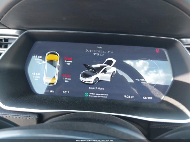 45507506 :رقم المزاد ، 5YJSA1E28JF246822 vin ، 2018 Tesla Model S 100d/75d/p100d مزاد بيع