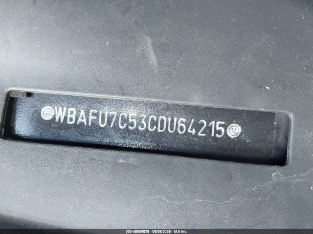 Aukcja sprzedaży 2012 Bmw 535i Xdrive, vin: WBAFU7C53CDU64215, numer aukcji: 45507670