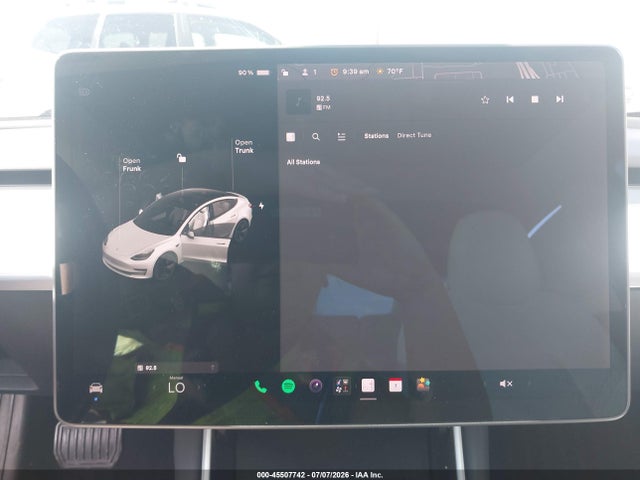 45507742 :رقم المزاد ، 5YJ3E1EB9JF100065 vin ، 2018 Tesla Model 3 Long Range/performance مزاد بيع