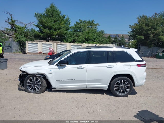 45507788 :رقم المزاد ، 1C4RJYD6XN8715944 vin ، 2022 Jeep Grand Cherokee 4xe Overland 4x4 مزاد بيع