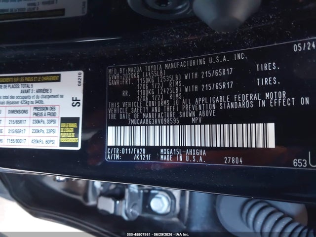 Toyota Corolla Cross Le 2024 7MUCAABG3RV098595 Image 9