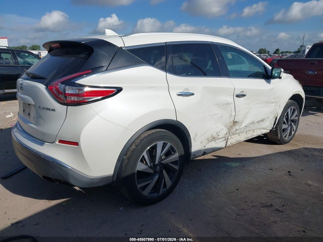 Продаж на аукціоні авто 2018 Nissan Murano Platinum, vin: 5N1AZ2MG8JN123736, номер лоту: 45507990