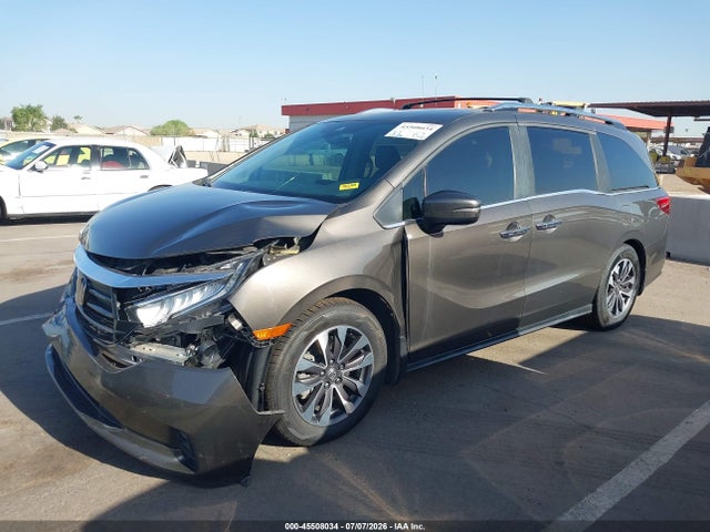 Honda Odyssey Ex-l 2022 5FNRL6H74NB031537 Image 2