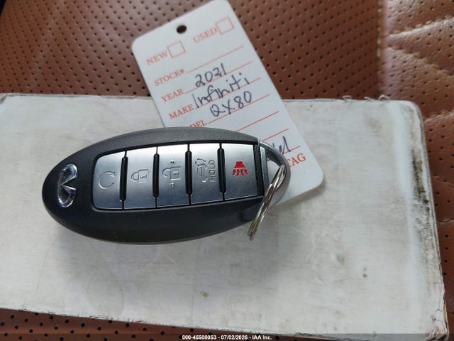 45508053 :رقم المزاد ، JN8AZ2BE4M9270661 vin ، 2021 Infiniti Qx80 Sensory Awd مزاد بيع
