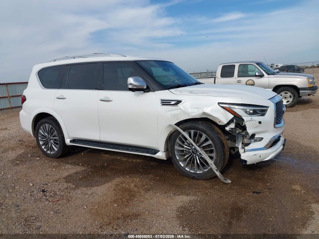 45508053 :رقم المزاد ، JN8AZ2BE4M9270661 vin ، 2021 Infiniti Qx80 Sensory Awd مزاد بيع
