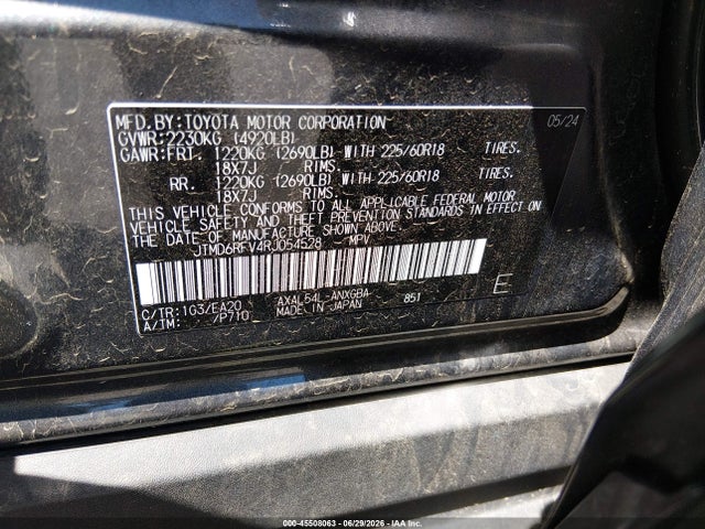 JTMD6RFV4RJ054528 Toyota Rav4 Hybrid Limited