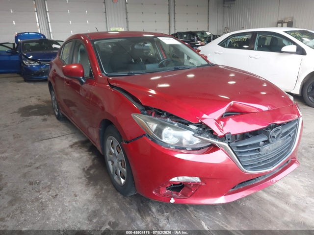 2016 Mazda Mazda3 I Sport მანქანა იყიდება აუქციონზე, vin: JM1BM1J70G1337156, აუქციონის ნომერი: 45508176