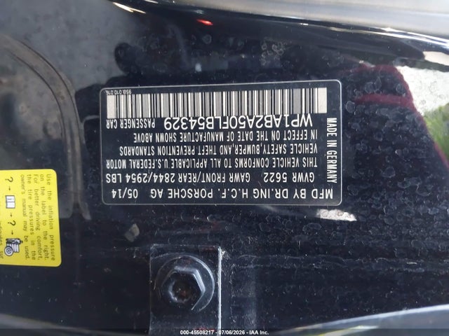 WP1AB2A50FLB54329 Porsche MACAN S