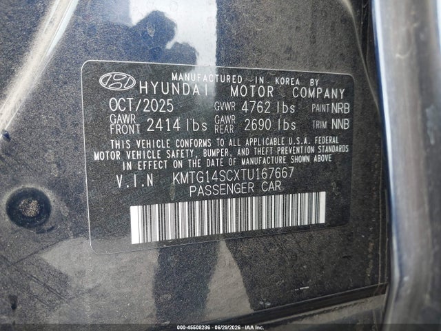 Genesis G70 2.5t Rwd 2026 KMTG14SCXTU167667 Image 9