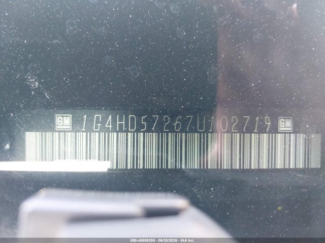 45508289 :رقم المزاد ، 1G4HD57267U102719 vin ، 2007 Buick Lucerne Cxl مزاد بيع