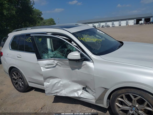 2022 Bmw X7 Xdrive40i მანქანა იყიდება აუქციონზე, vin: 5UXCW2C09N9L58976, აუქციონის ნომერი: 45508349
